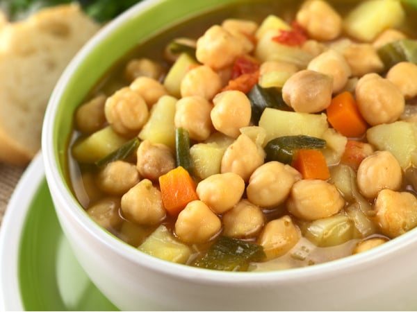 Sopa de grão-de-bico