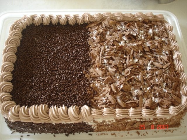 Pão de ló de chocolate