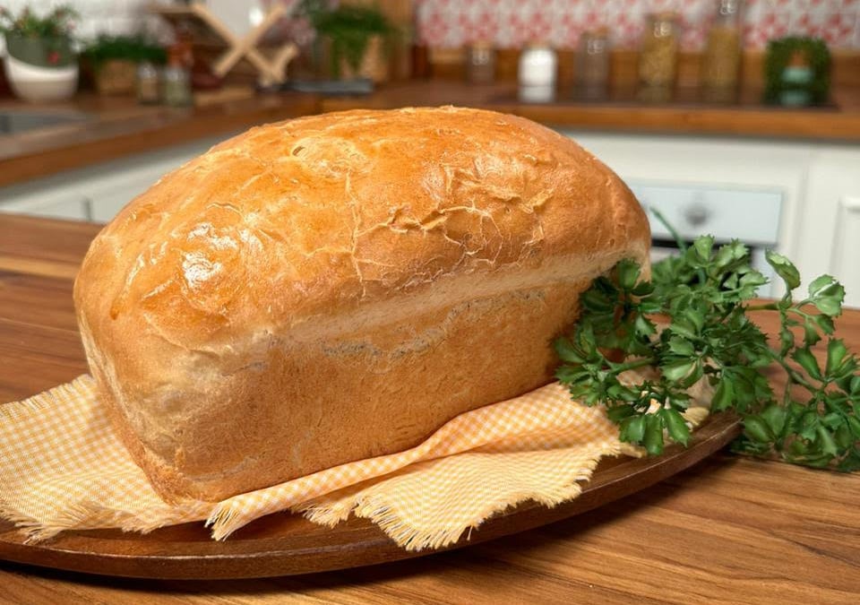 Pão de forma caseiro