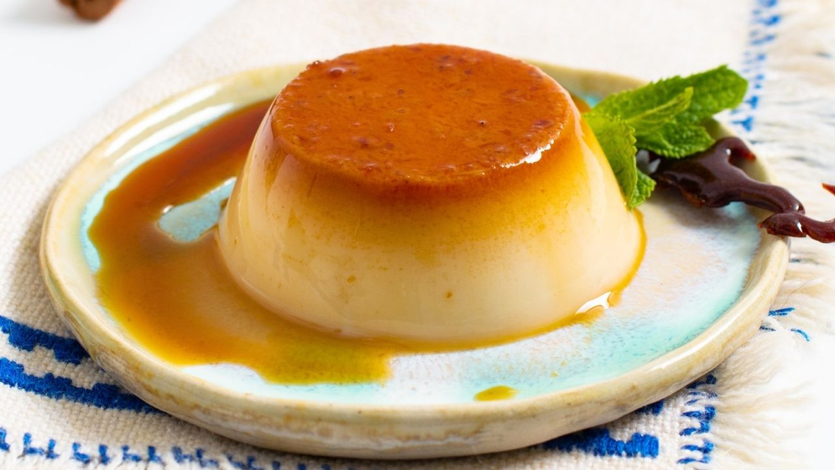 Pudim sem açúcar e sem gelatina: poucas calorias e muito sabor