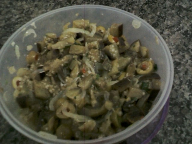 Salada de berinjela