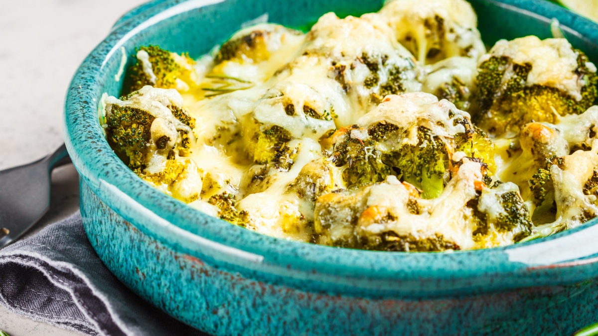 Brócolis gratinado