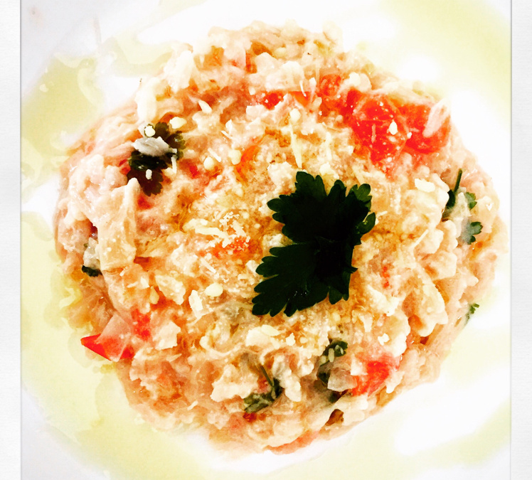 Risoto de aspargos