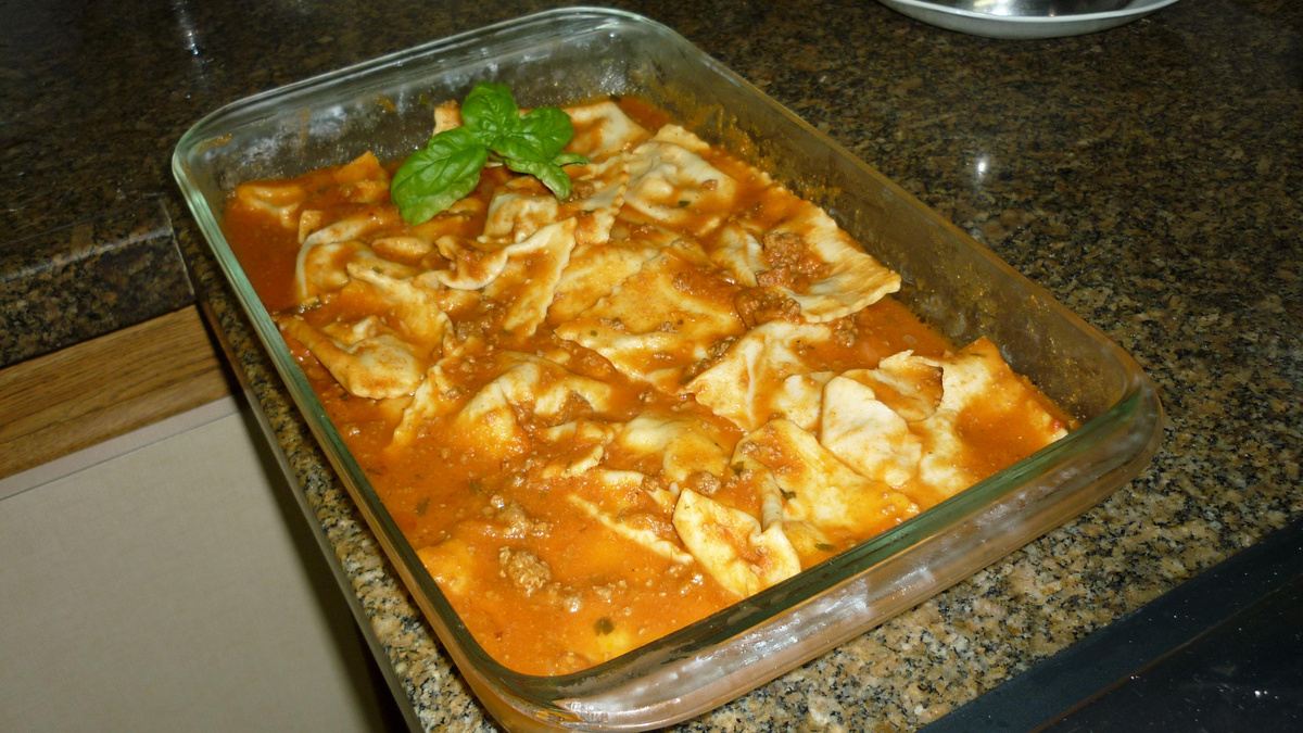 Receitas ravioli