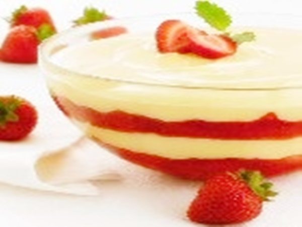 Creme de baunilha e morango