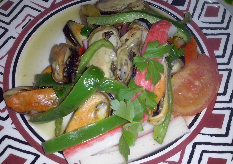 Mexilhão com Kani