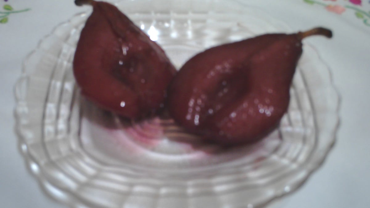 Pêras ao vinho