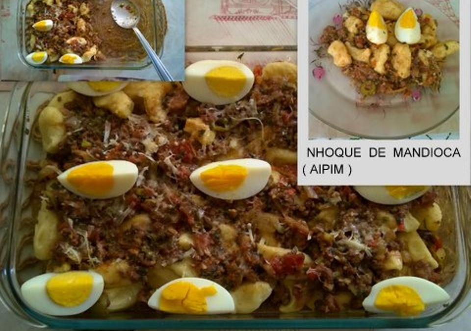 Nhoque de mandioca do Lúcio