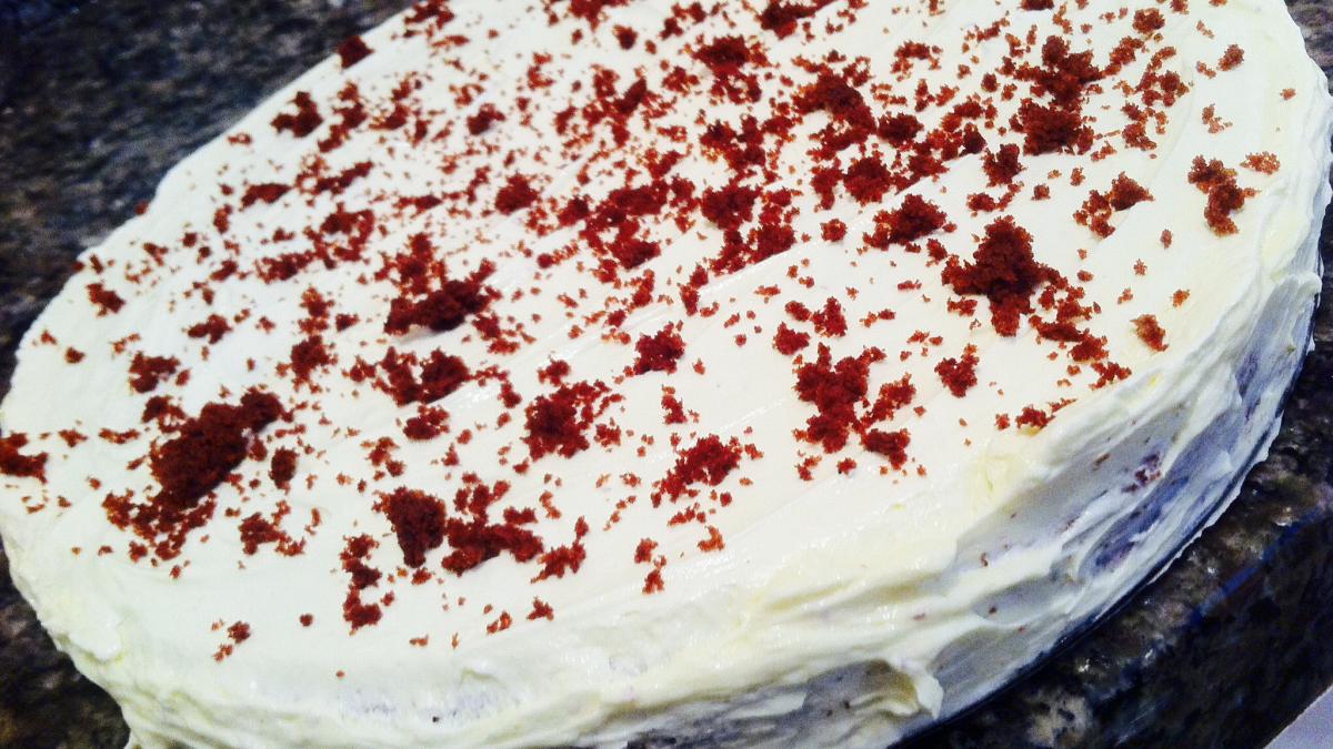 Receita de Bolo red velvet com recheio de cream cheese, enviada por  tudogostoso - TudoGostoso