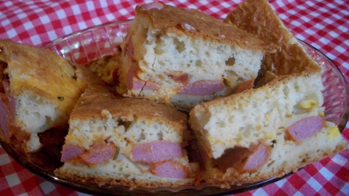 Cachorro quente ao forno