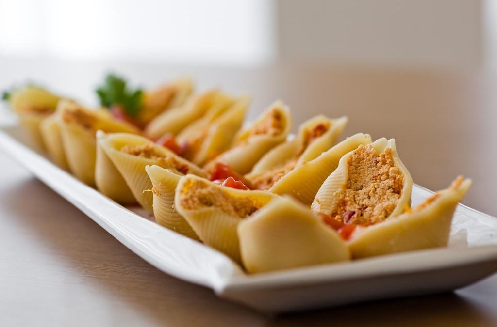 Conchiglione com recheio de ricota