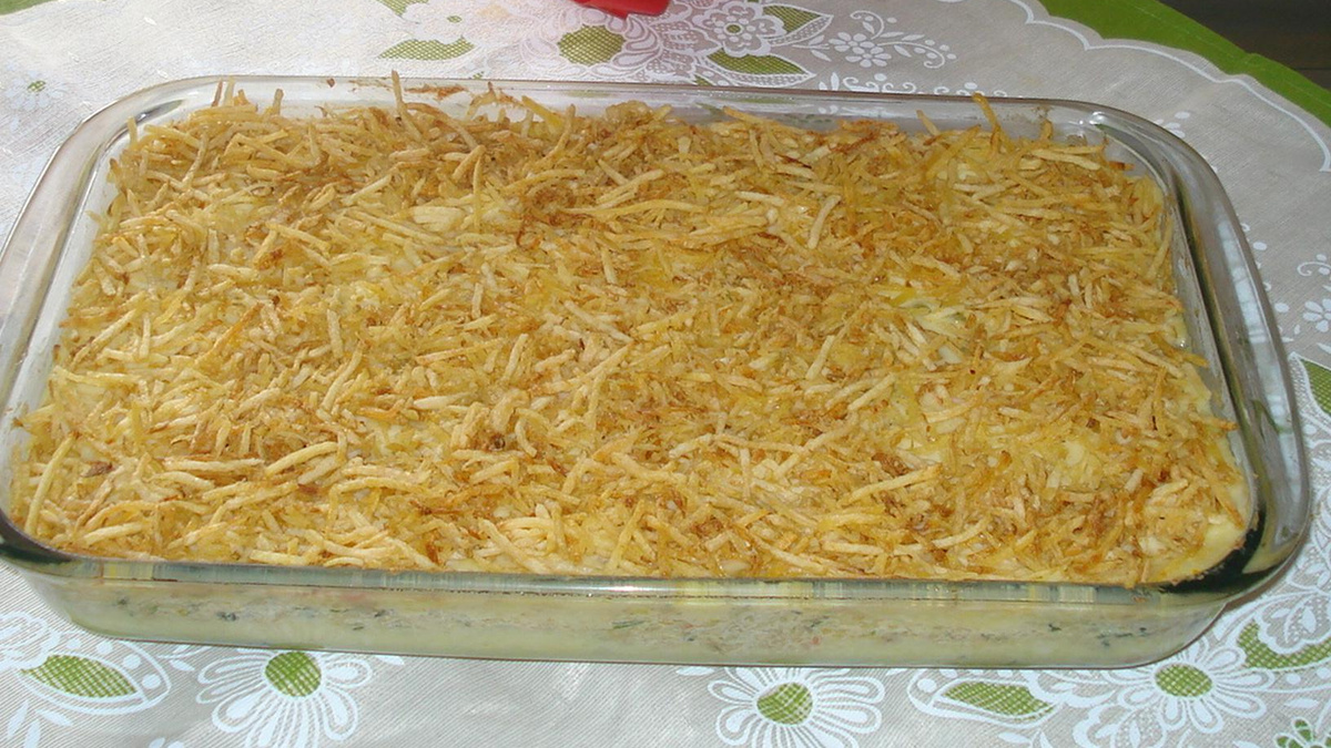 Fricassê de bacalhau
