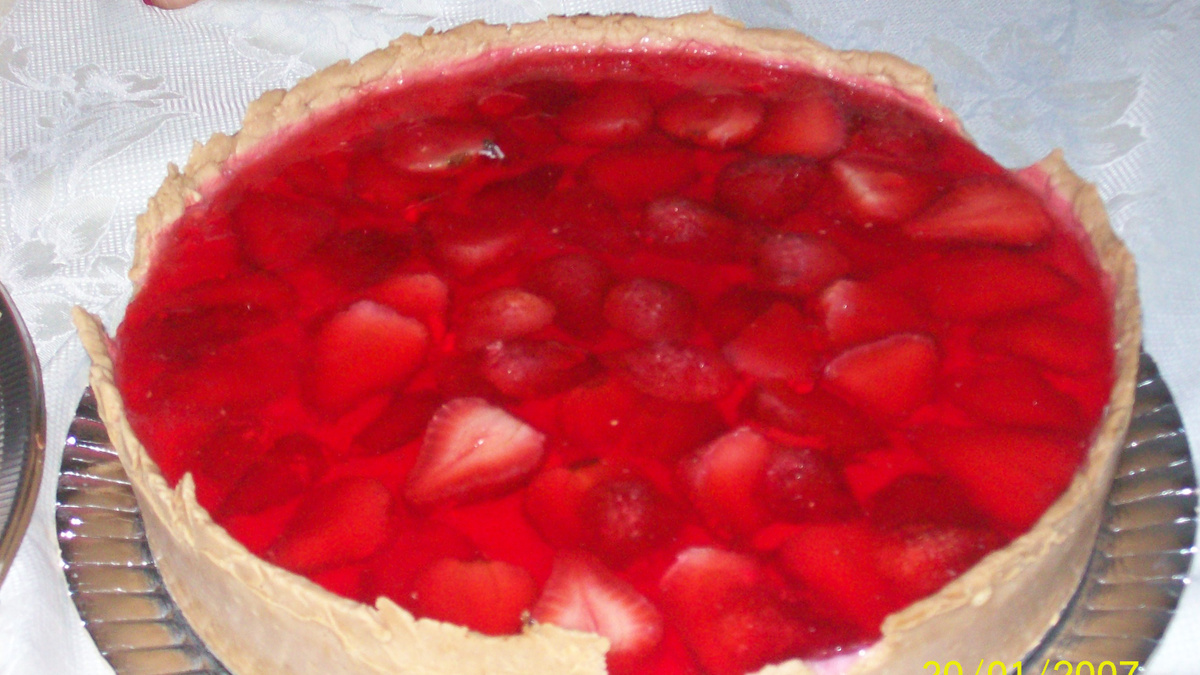 Deliciosa torta de morango
