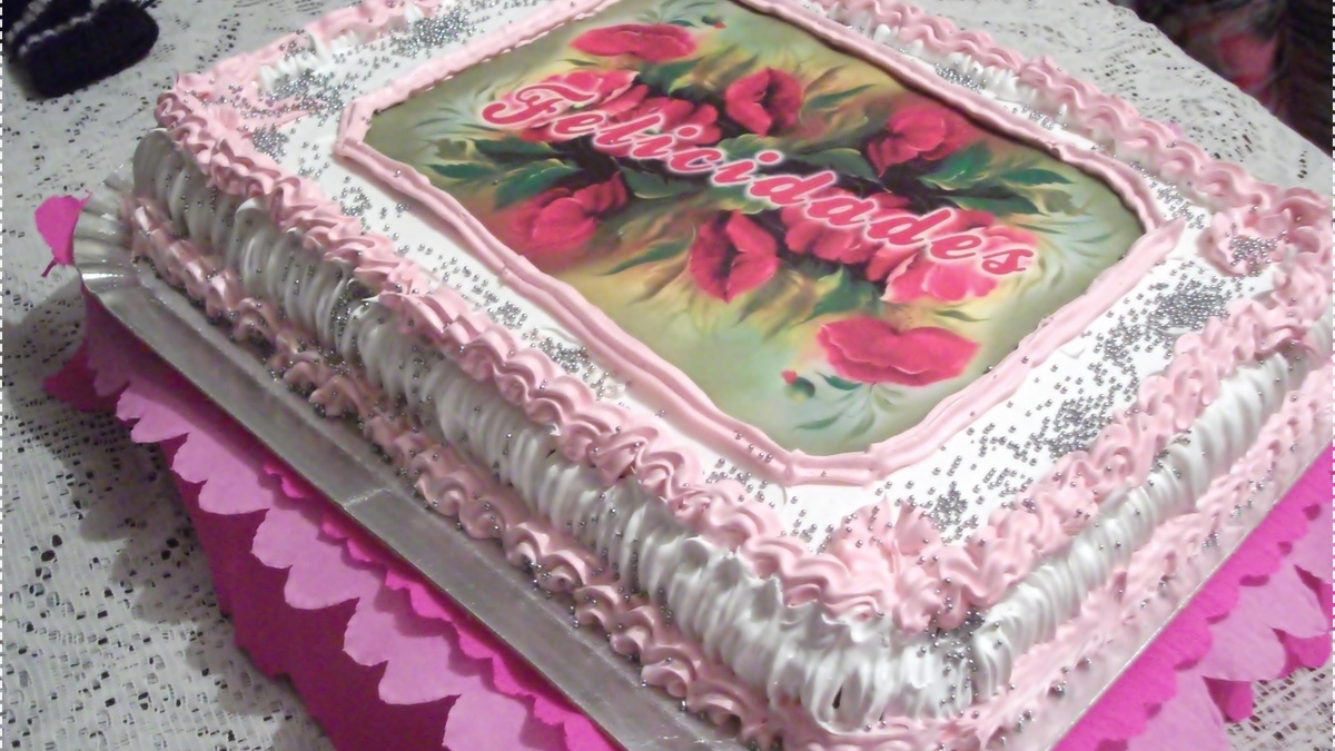 Bolo de aniversário da tia Ivania