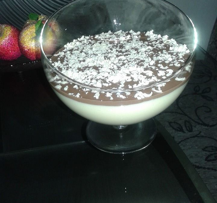Mousse de limão com chocolate