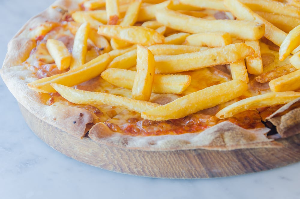 Pizza de batata frita