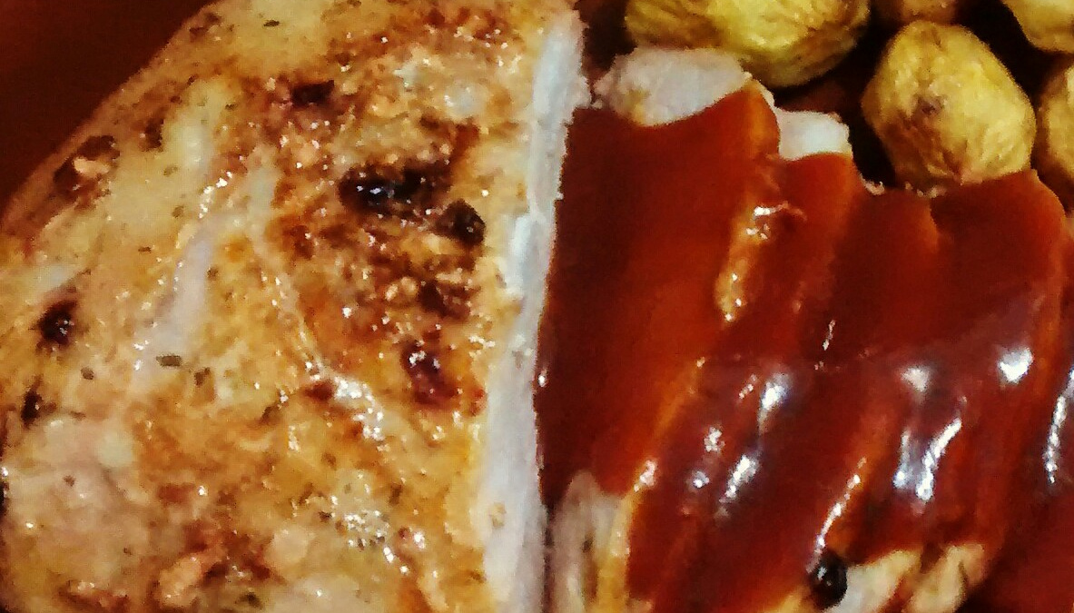 Picanha suína ao molho barbecue