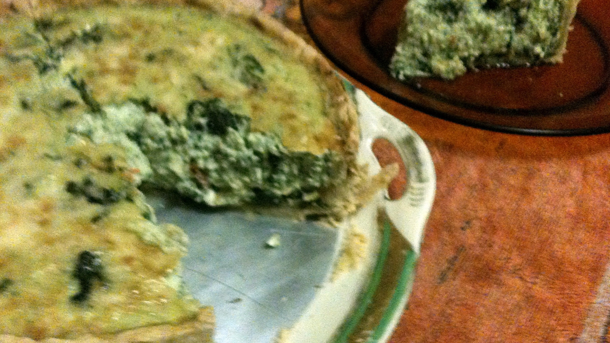 Empadão de espinafre