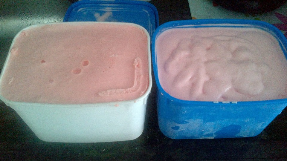 Sorvete de Gelatina