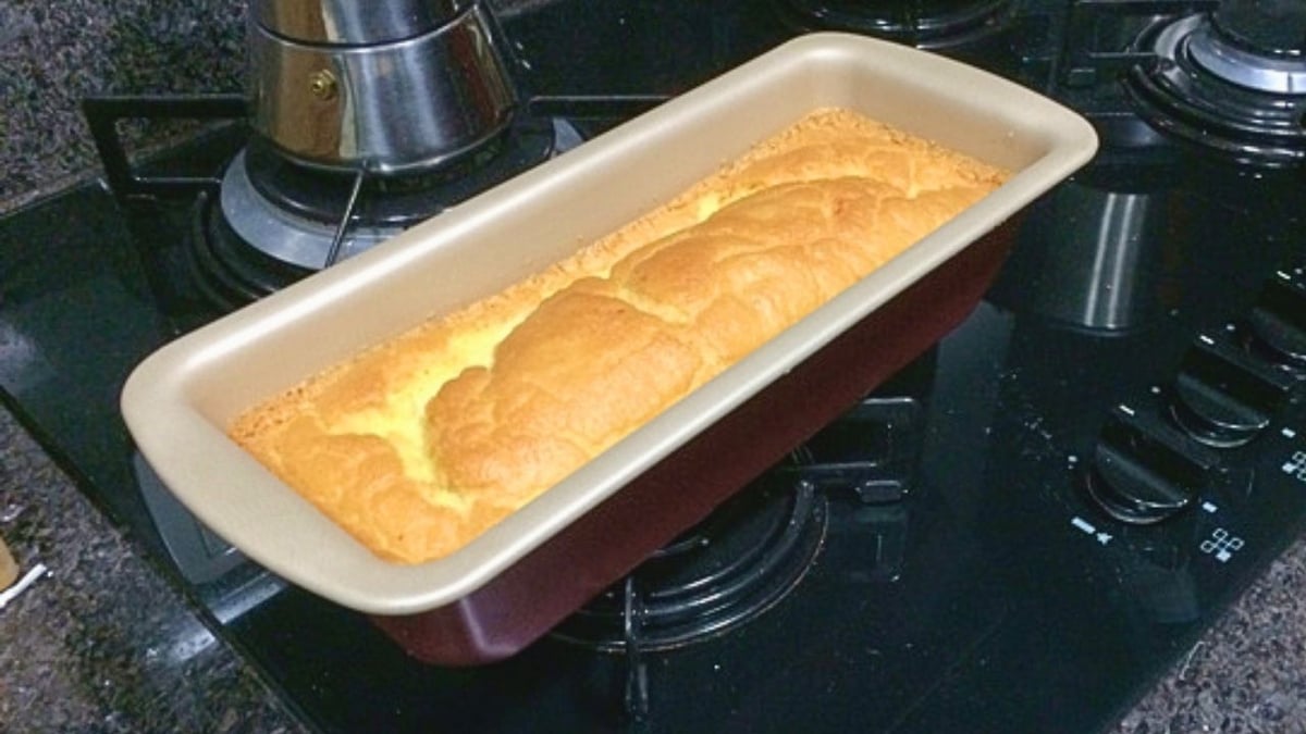Pão sem glúten de liquidificador
