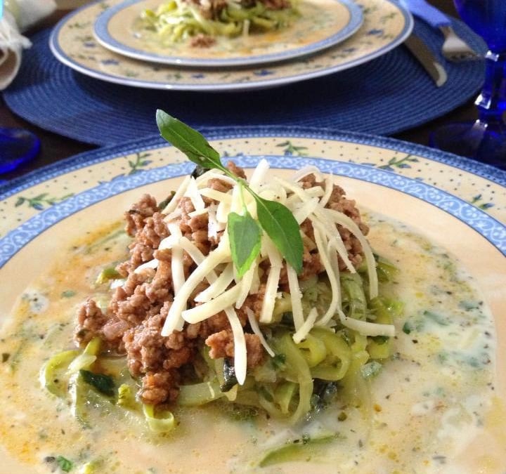 Macarrão de abobrinha