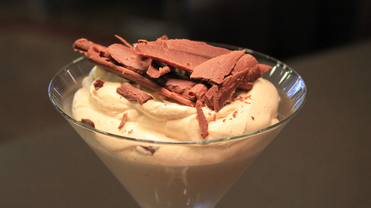 Mousse de doce de leite