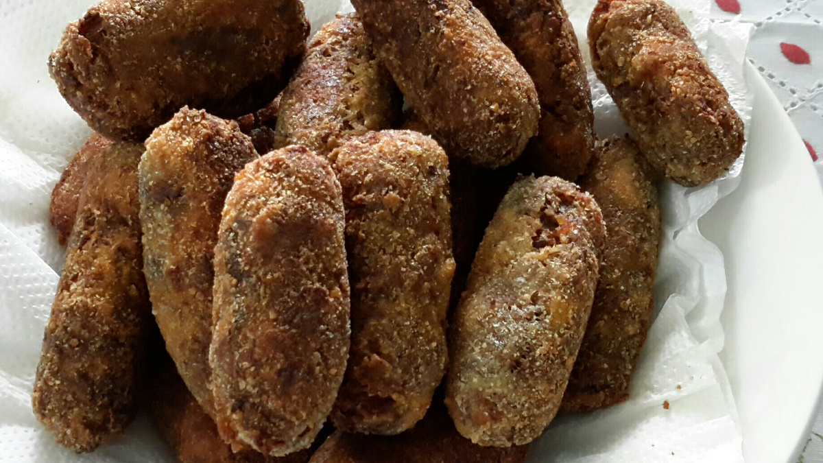Croquete de sobras de churrasco