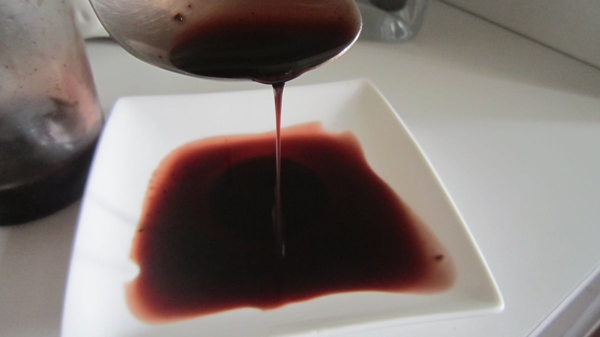 Redução de vinho