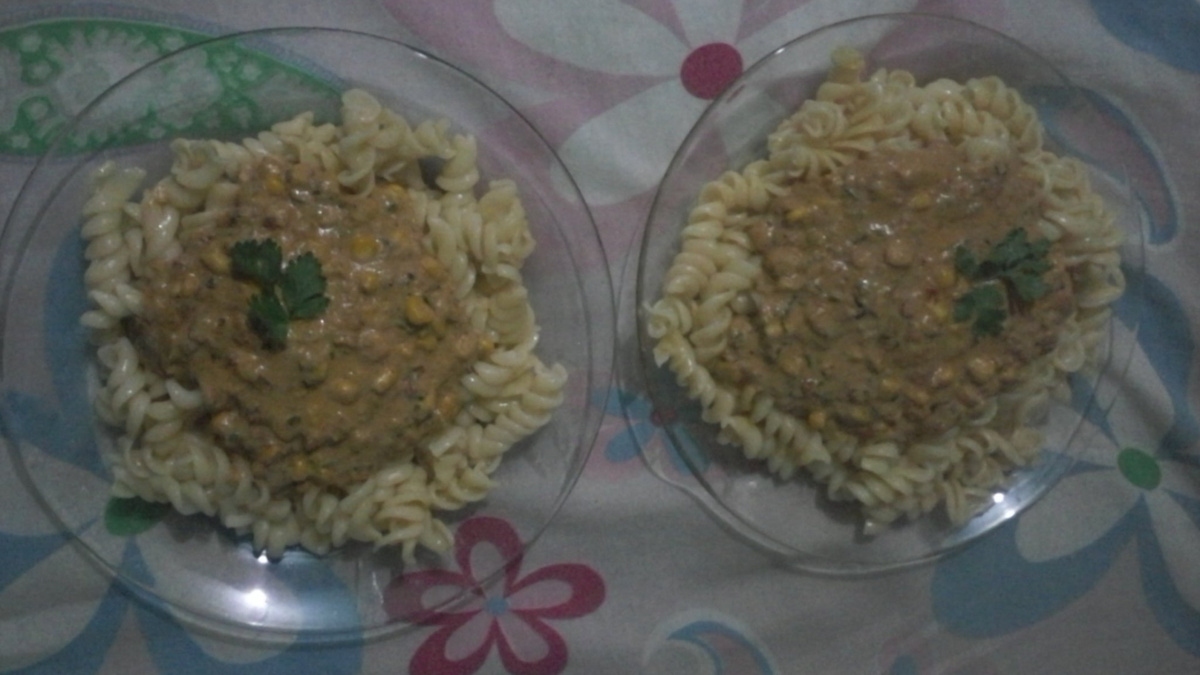 Macarronada ao molho de Sardinha