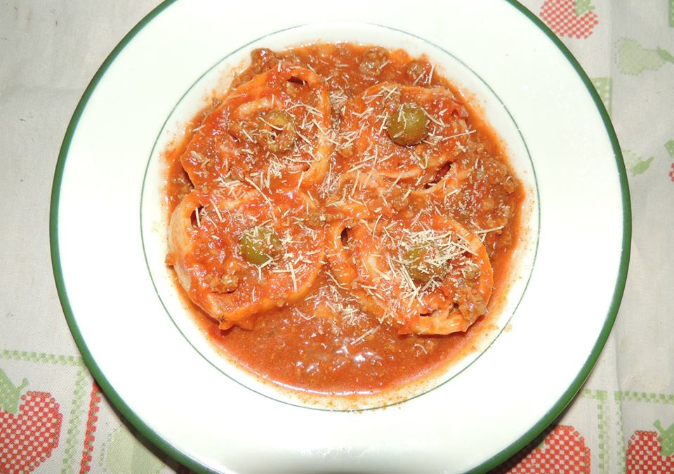 Rondelli com massa de pastel