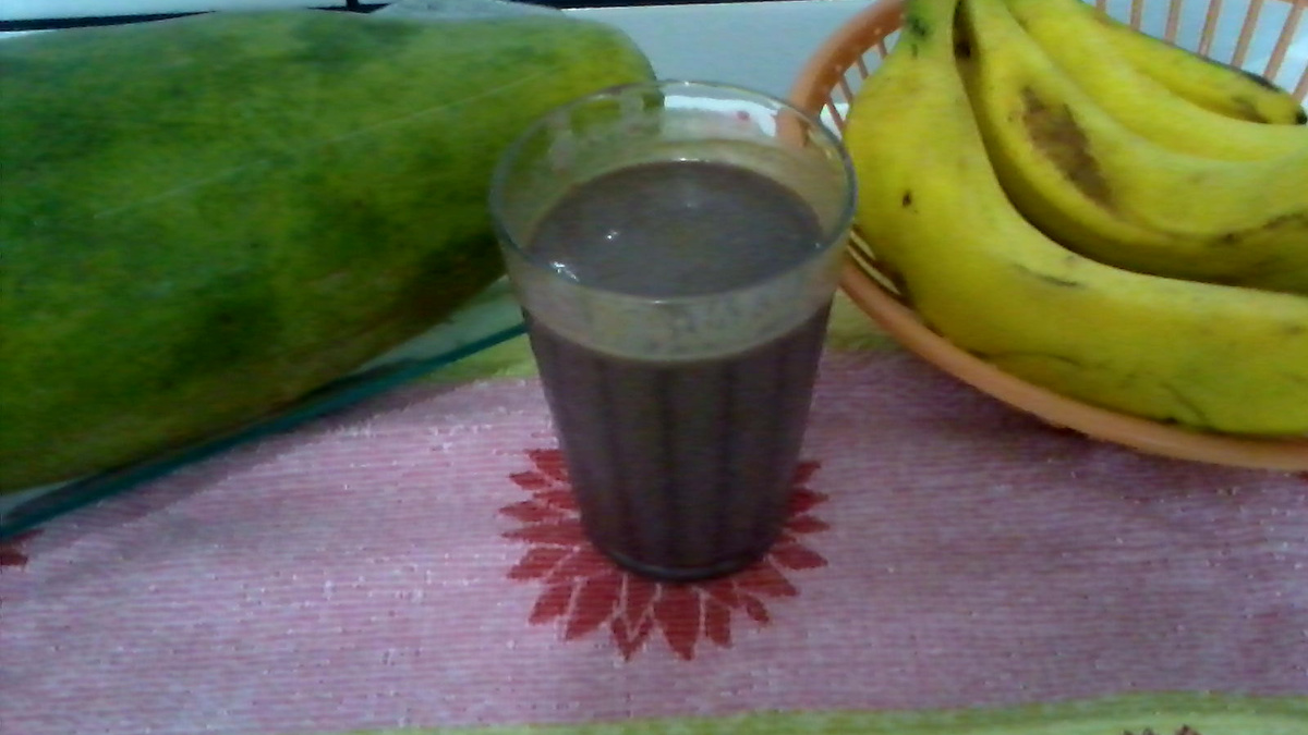 Vitamina energética de açaí