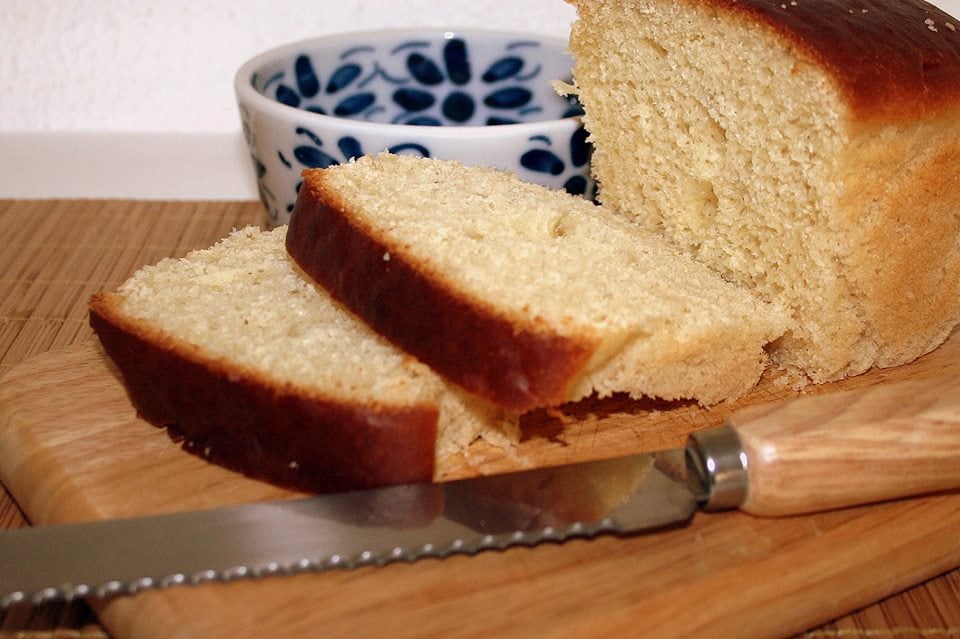Pão caseiro rápido e fofo