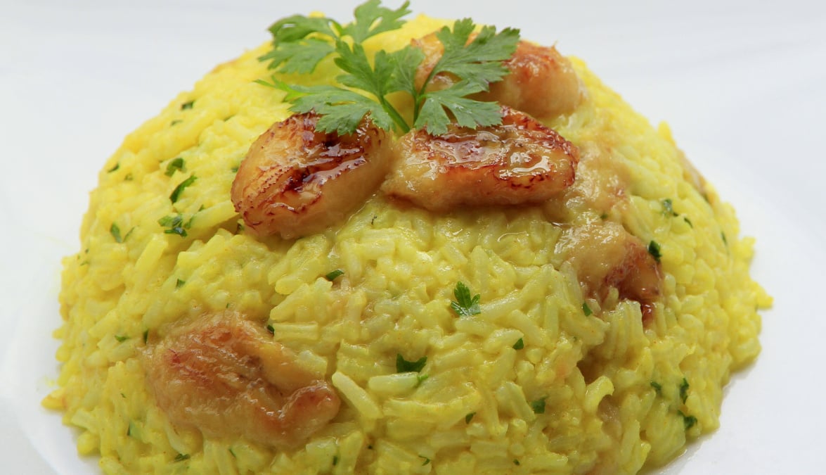 Banana com arroz