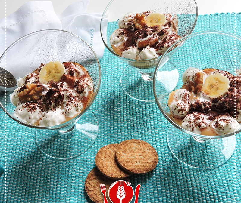 Sobremesa de banana, aveia e mel da ABIMAPI
