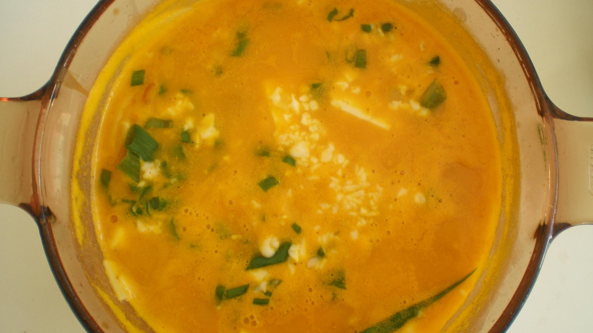 Sopa (creme) de abóbora