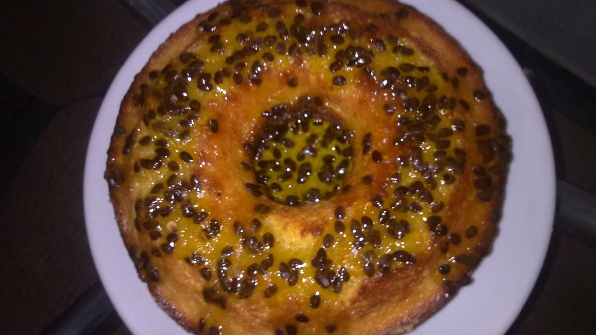 Bolo de maracujá