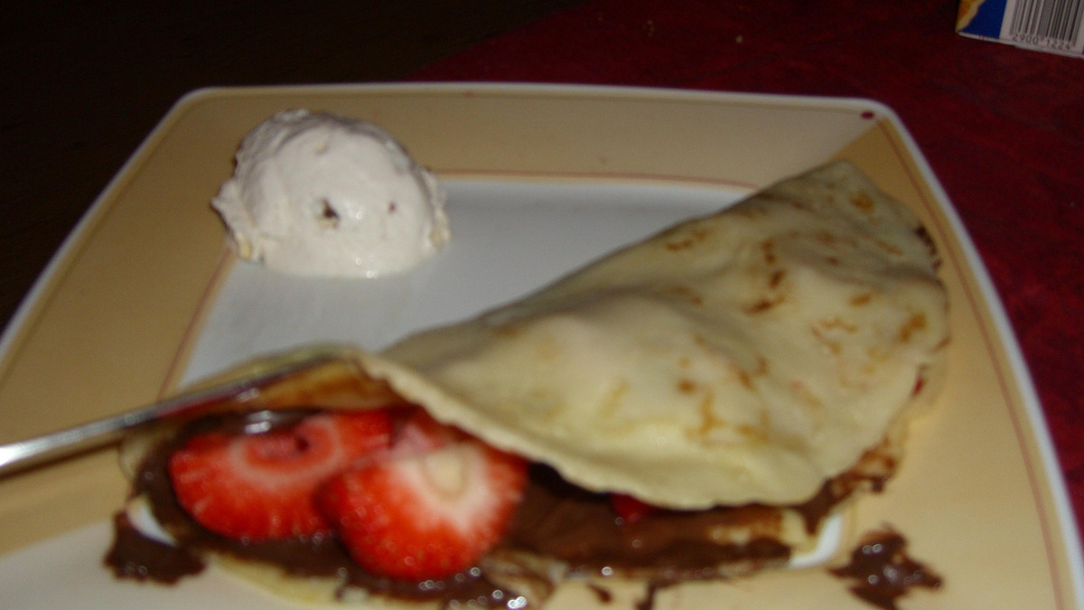Panqueca doce ou crepe francês
