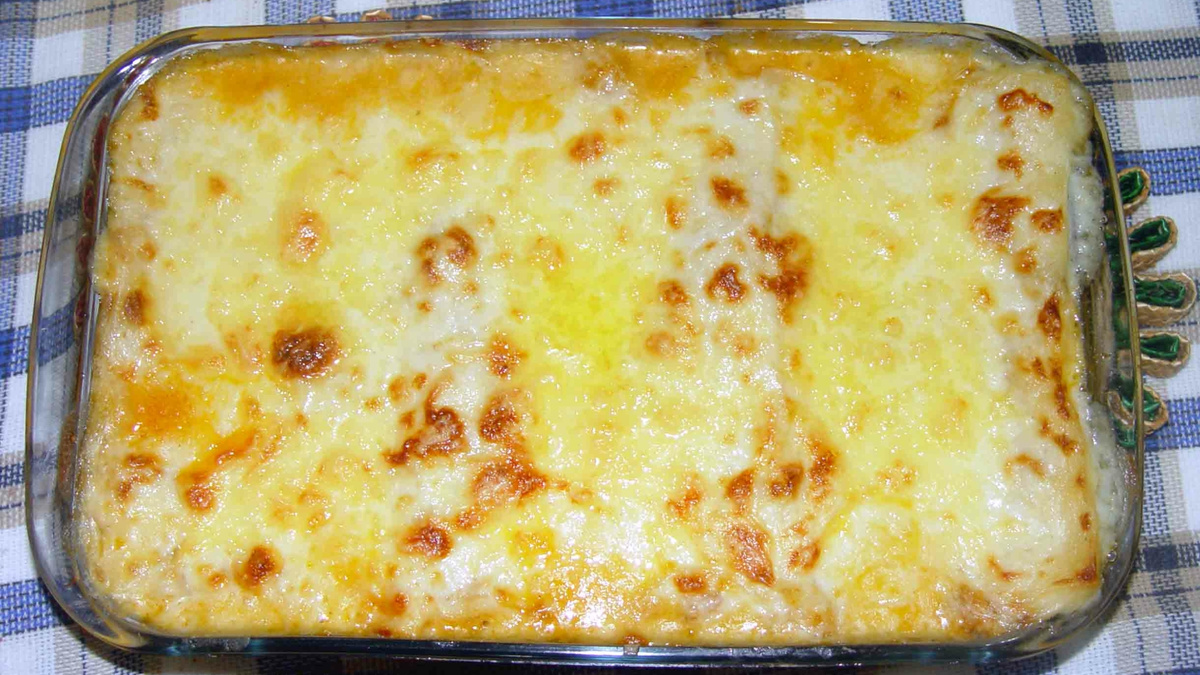 Lasanha de bacalhau