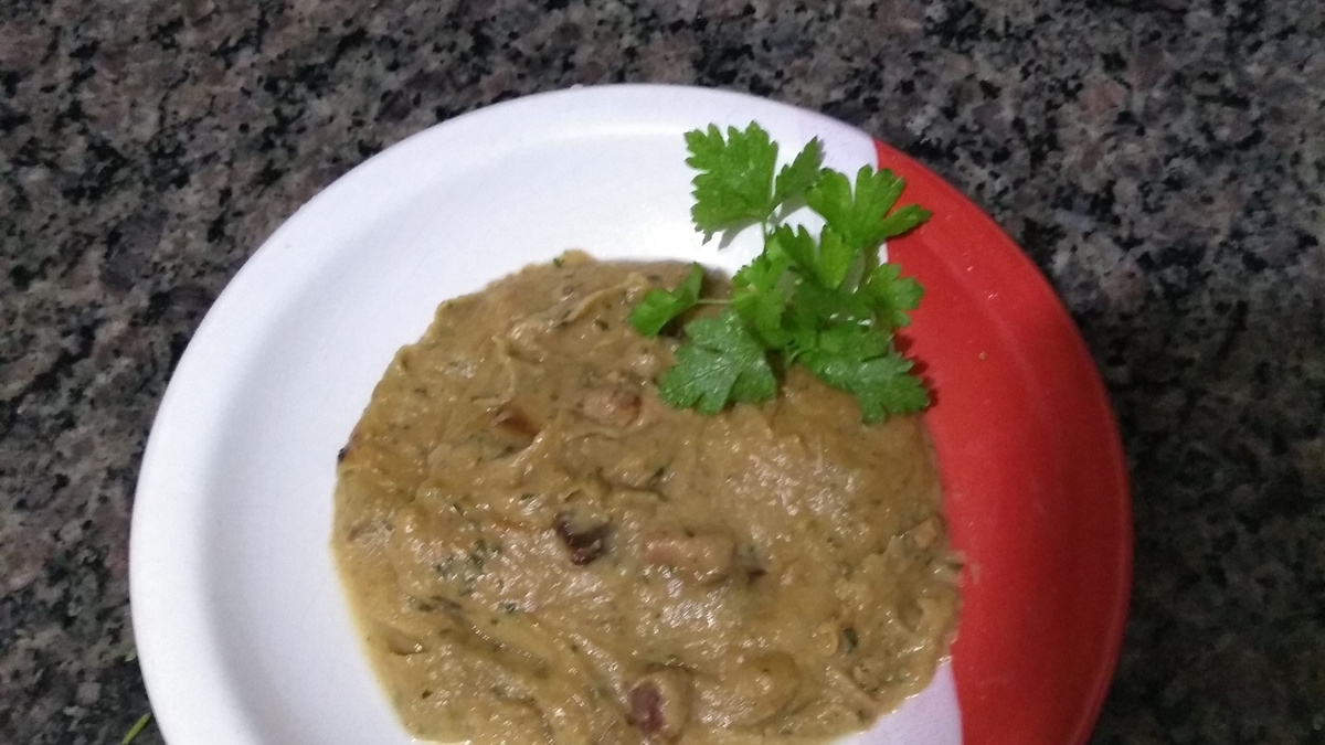 Creme de batata-doce com bacon/calabresa