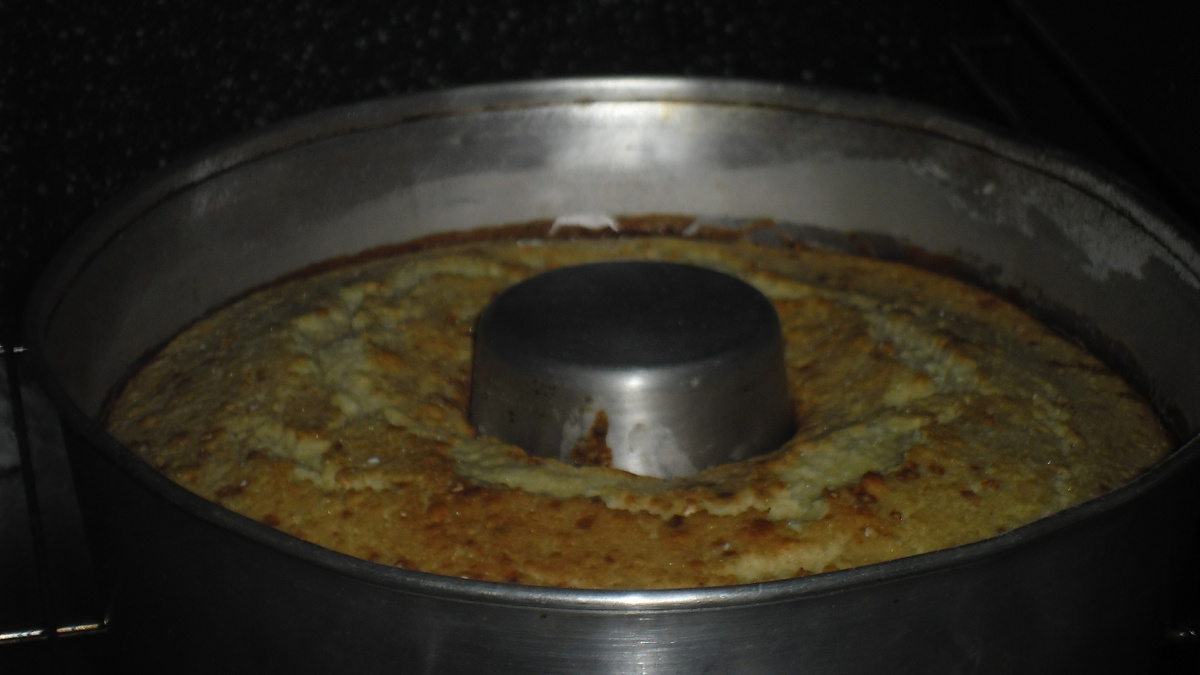 Bolo queijadinha delicioso