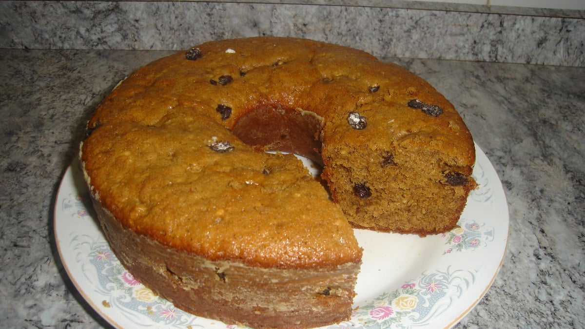 Bolo de aveia com especiarias