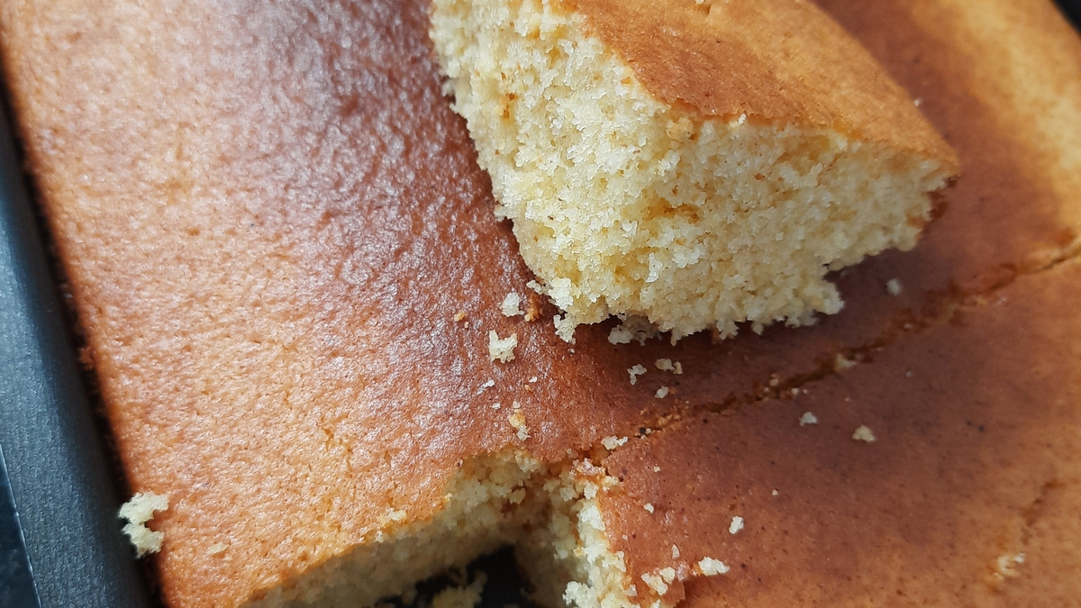 Bolo de fubá fofinho fofinho