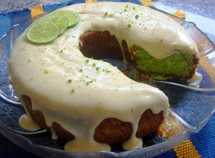 Bolo de limão gelado