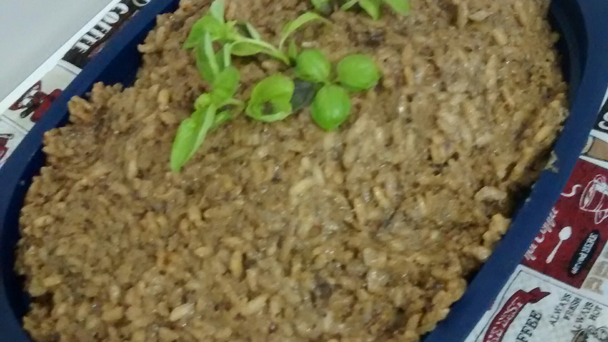 Risoto de funghi secchi ao leite