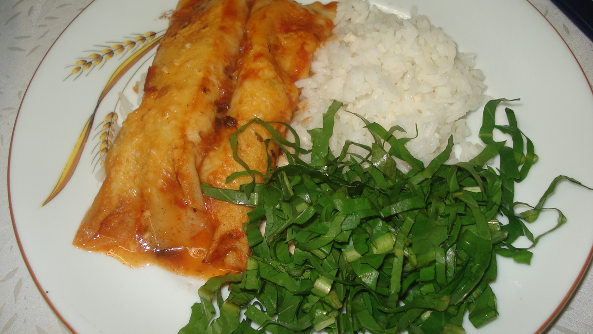 Panqueca de frango com catupiry