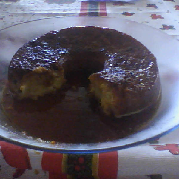Pudim de passas e/ou frutas cristalizadas