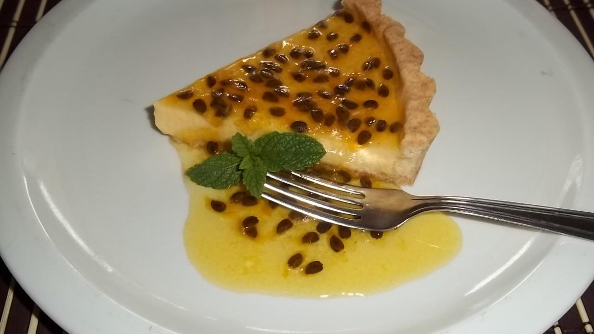 Torta mousse de maracujá