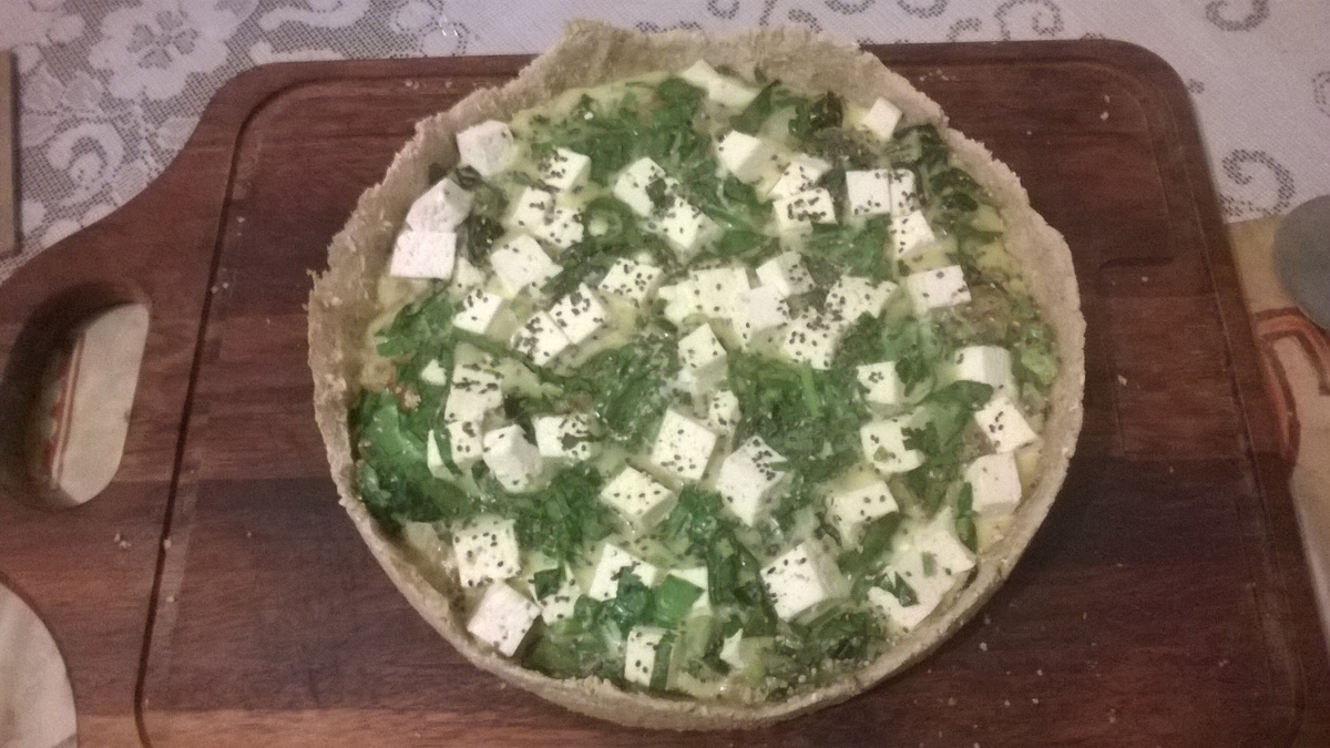 Quiche de batata doce