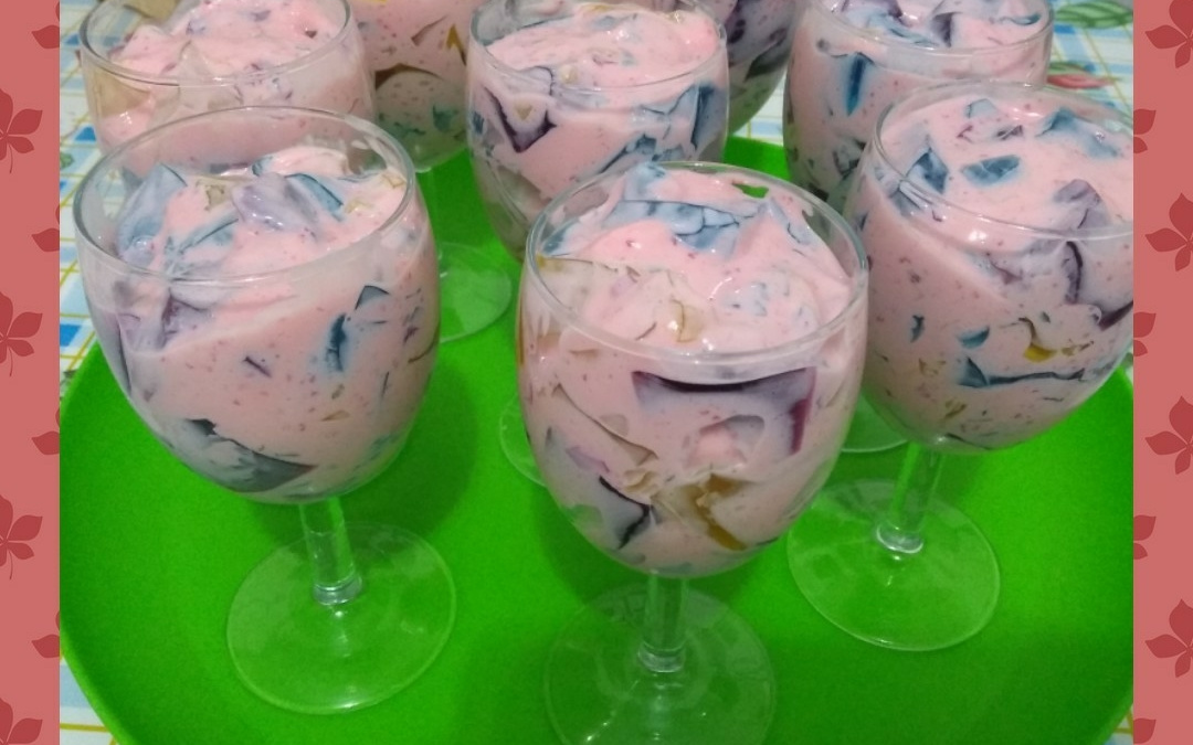 Gelatina Mosaico Cremosa