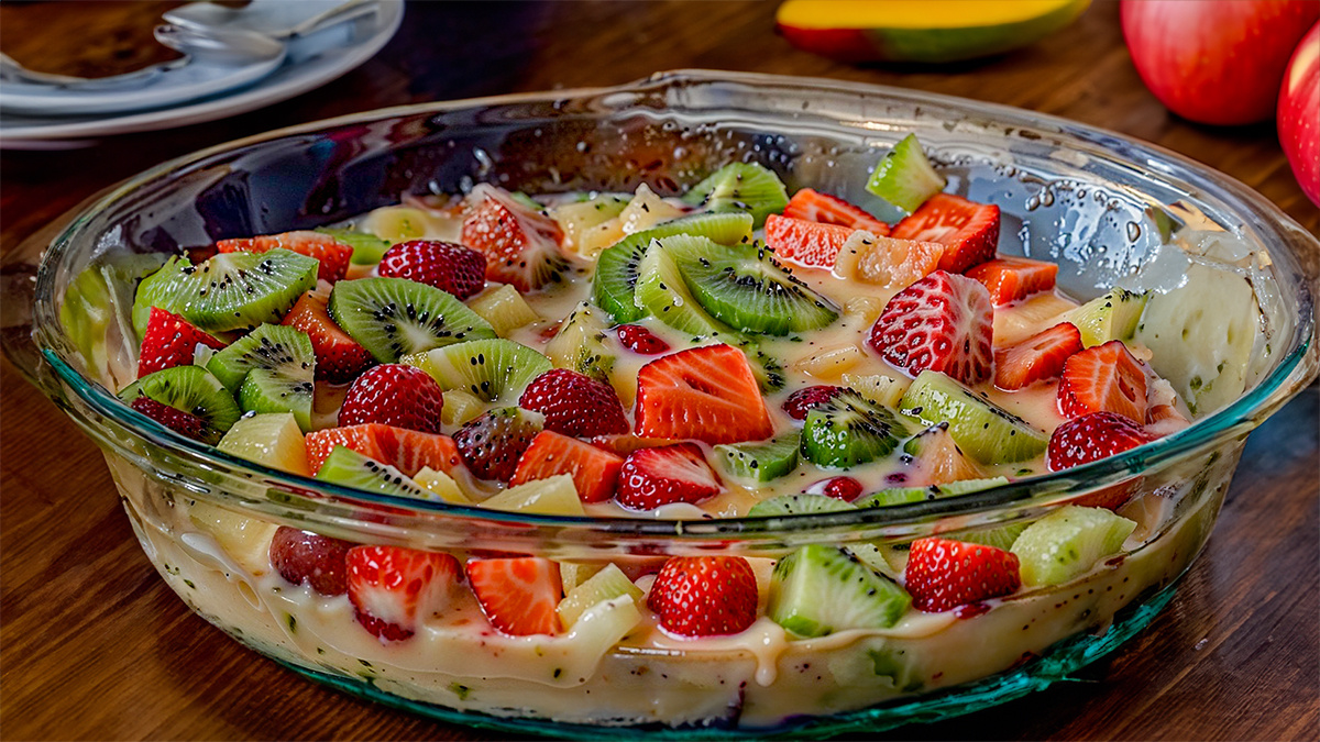 Salada de frutas maravilhosa